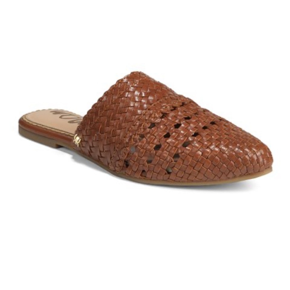Sam Edelman Natalya Brown Leather Mule